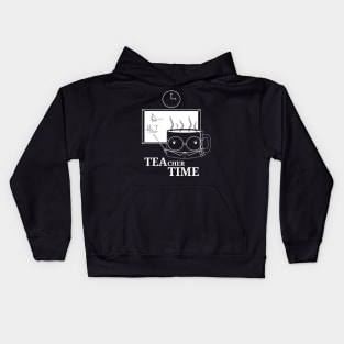 Tea Time Teacher Kids Hoodie